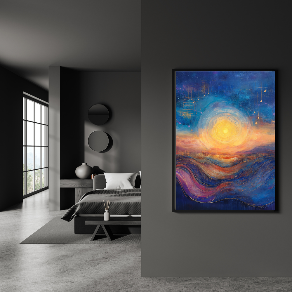 Solfeggio Frequency 963Hz Wall Art Print — Healy Frequency Device